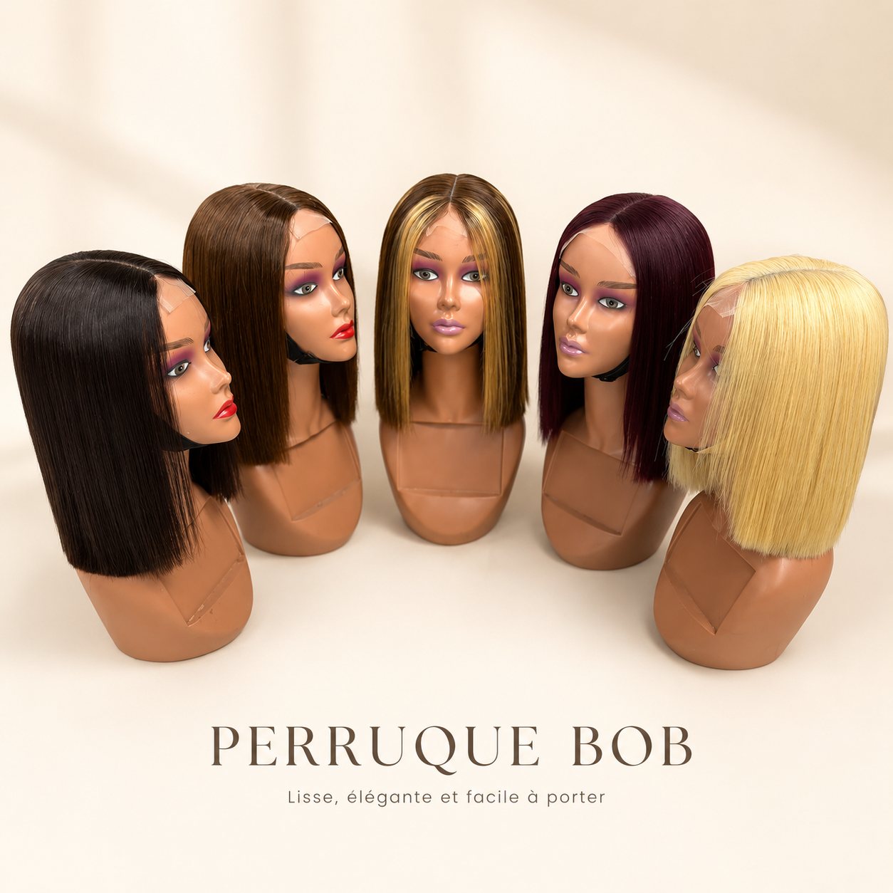 Perruque Bob Lisse | Cheveux humains ROXBI